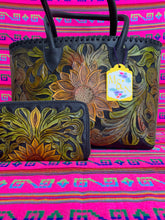 Load image into Gallery viewer, Hand Tooled Leather Tote
