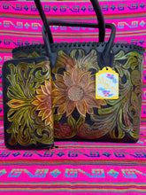 Load image into Gallery viewer, Hand Tooled Leather Tote
