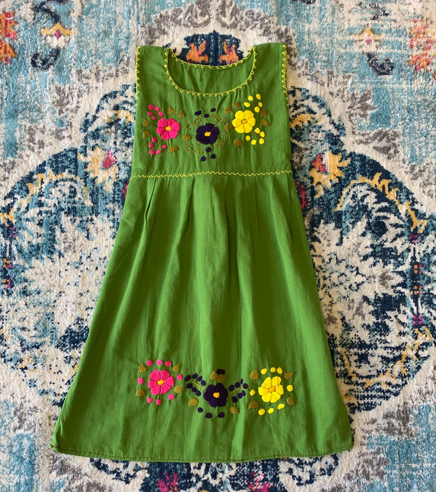 Embroidered Dress (Size 8)