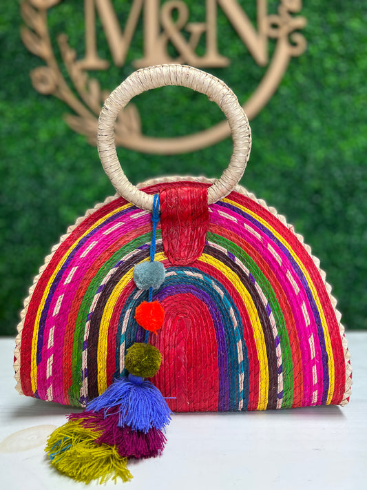 Colorful Straw Bag